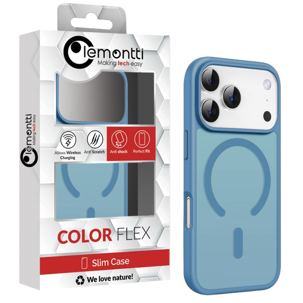 Lemontti Husa EliteGuard Magsafe iPhone 17 Pro Max Albastru [3]