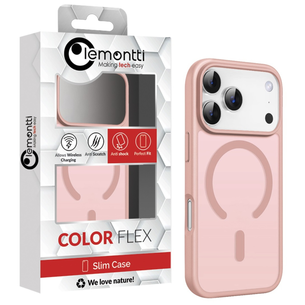 Lemontti Husa EliteGuard Magsafe iPhone 17 Pro Roz [3]