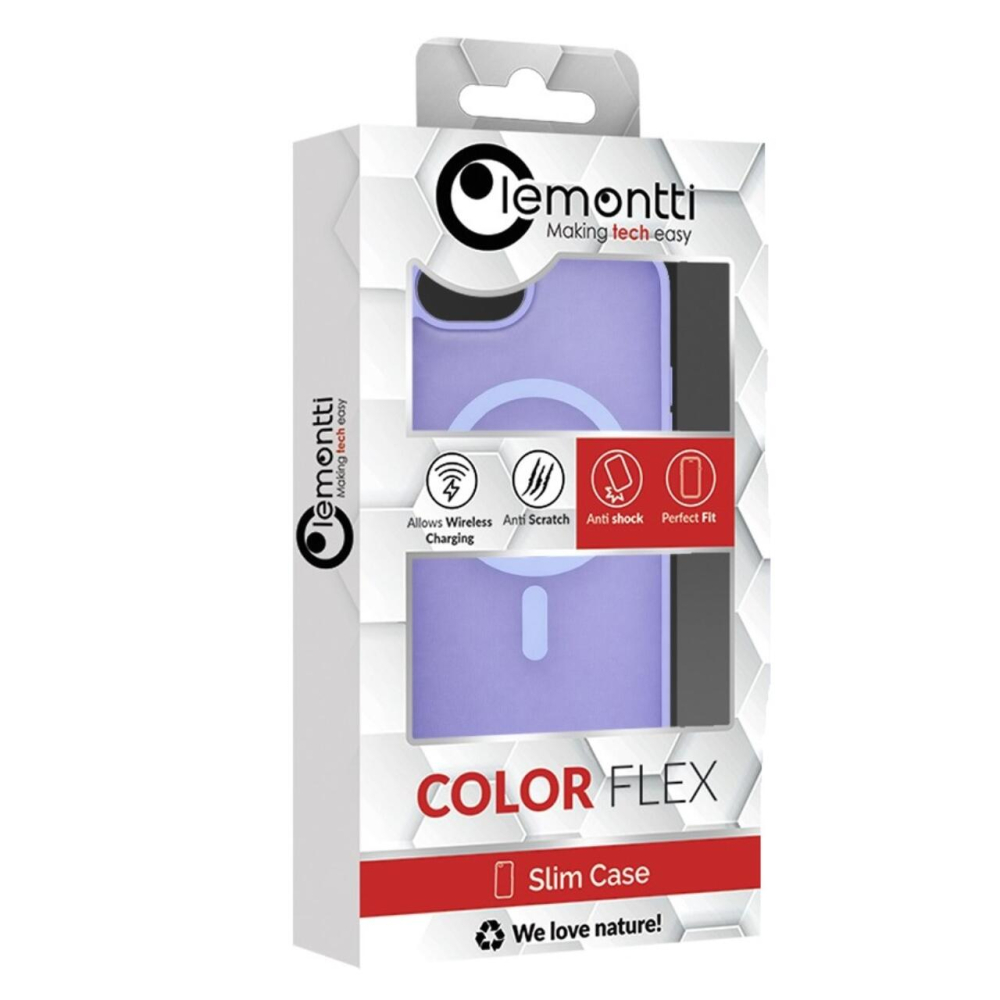 Lemontti Husa EliteGuard Magsafe iPhone 17e / iPhone 16e Lila [2]