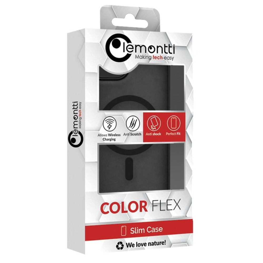 Lemontti Husa EliteGuard Magsafe iPhone 17e / iPhone 16e Negru [2]