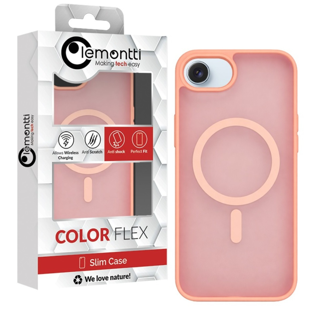 Lemontti Husa EliteGuard Magsafe iPhone 17e / iPhone 16e Portocaliu [3]