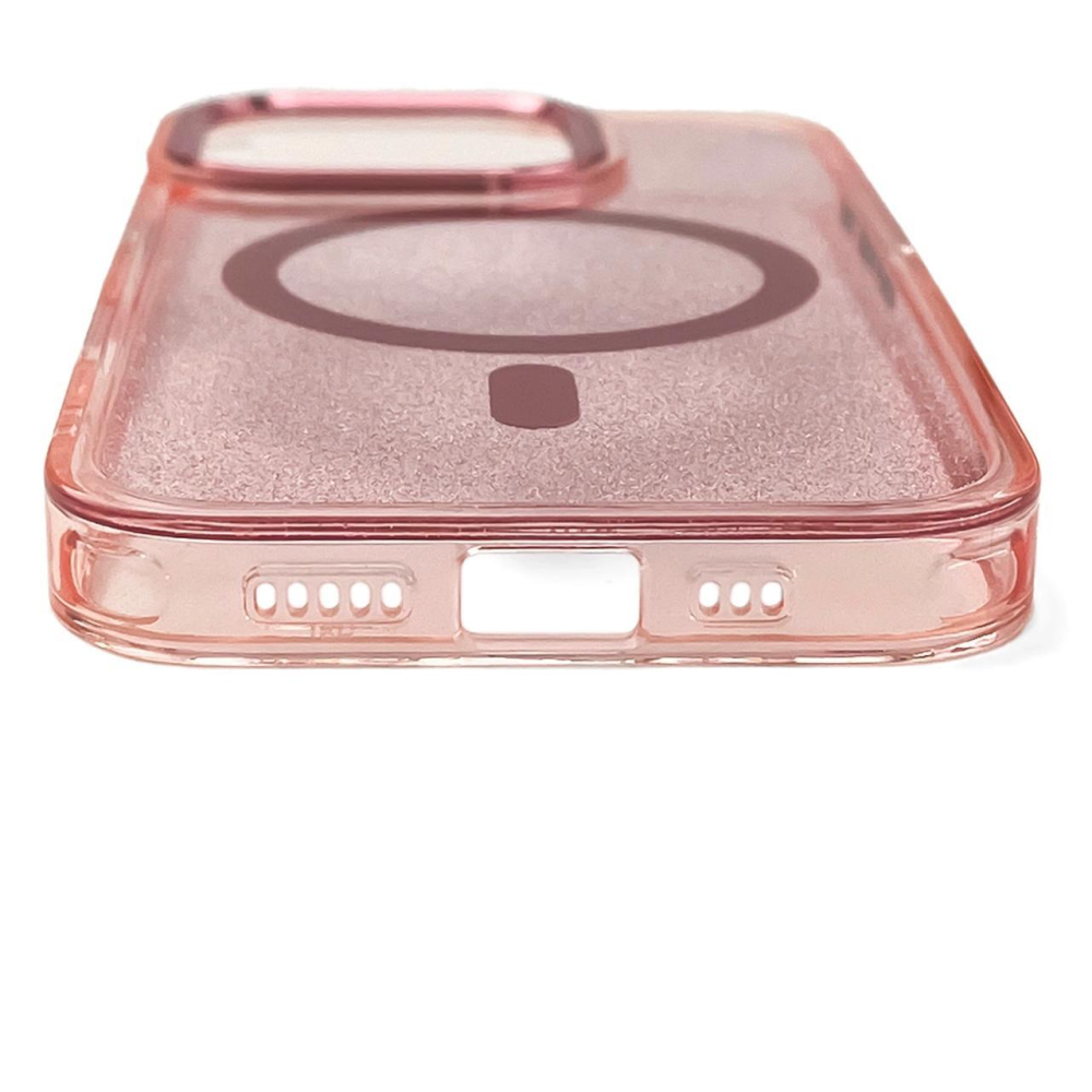 Lemontti Husa Glitter MagSafe iPhone 16 Pro Max Roz [3]