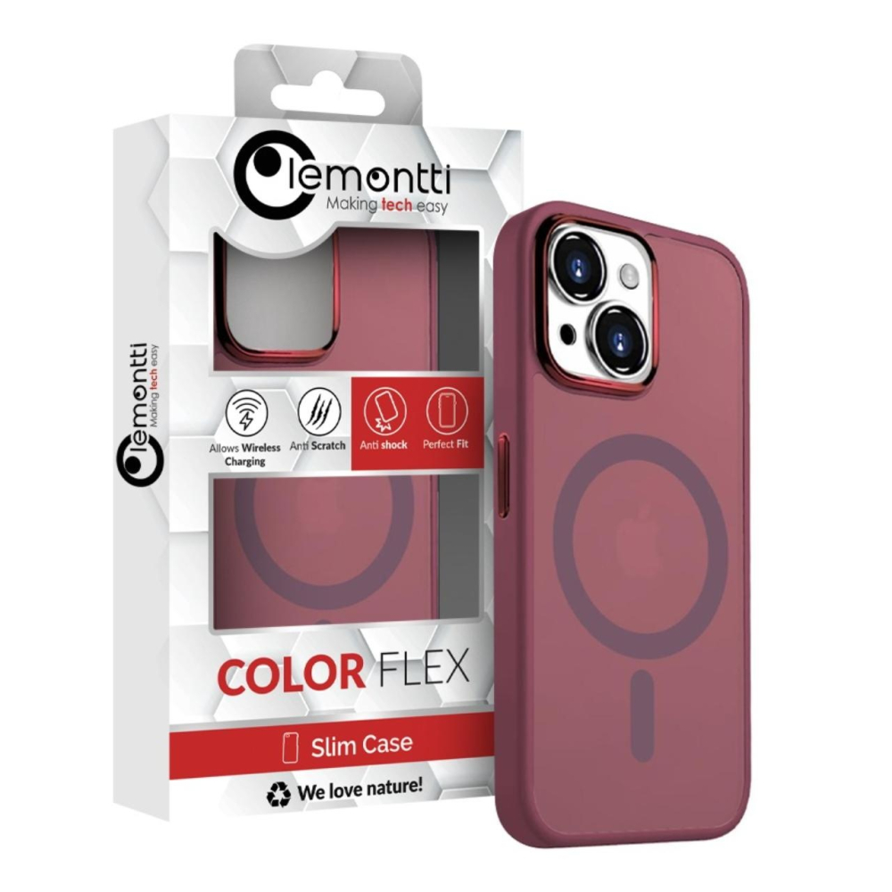 Lemontti Husa Guardian Magsafe iPhone 15 Plus Transparent / Violet [3]