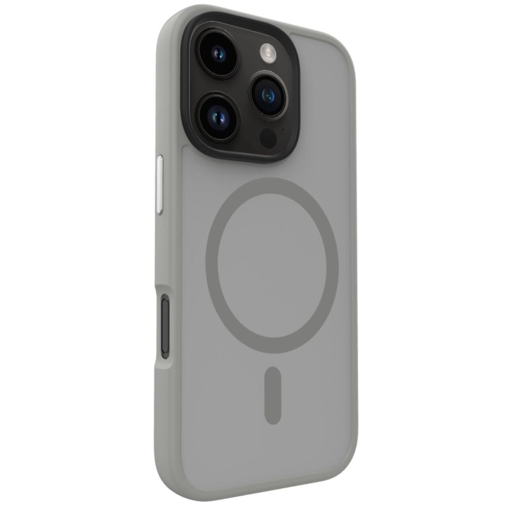Lemontti Husa Hybrid MagSafe iPhone 16 Pro Gri [2]