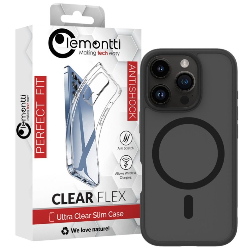 Lemontti Husa Hybrid MagSafe iPhone 16 Pro Max Negru [4]