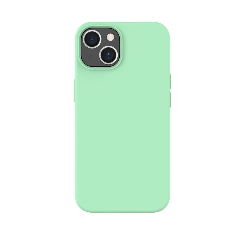 Lemontti Husa Liquid Silicon MagCharge iPhone 14 Fistic (protectie 360°, material fin, captusit cu microfibra) [4]