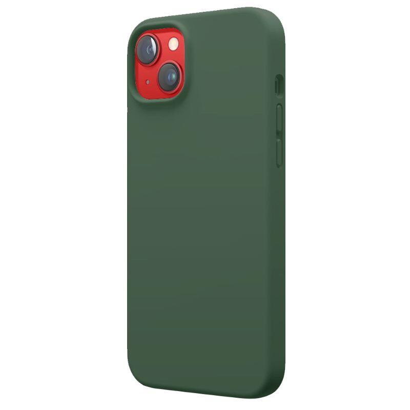 Lemontti Husa Liquid Silicon MagCharge iPhone 14 Plus Verde (protectie 360°, material fin, captusit cu microfibra) [3]