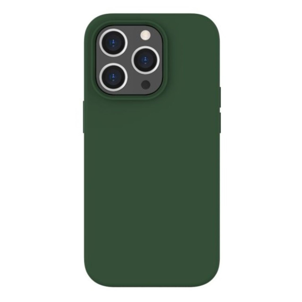 Lemontti Husa Liquid Silicon MagCharge iPhone 14 Pro Max Verde (protectie 360°, material fin, captusit cu microfibra) [5]