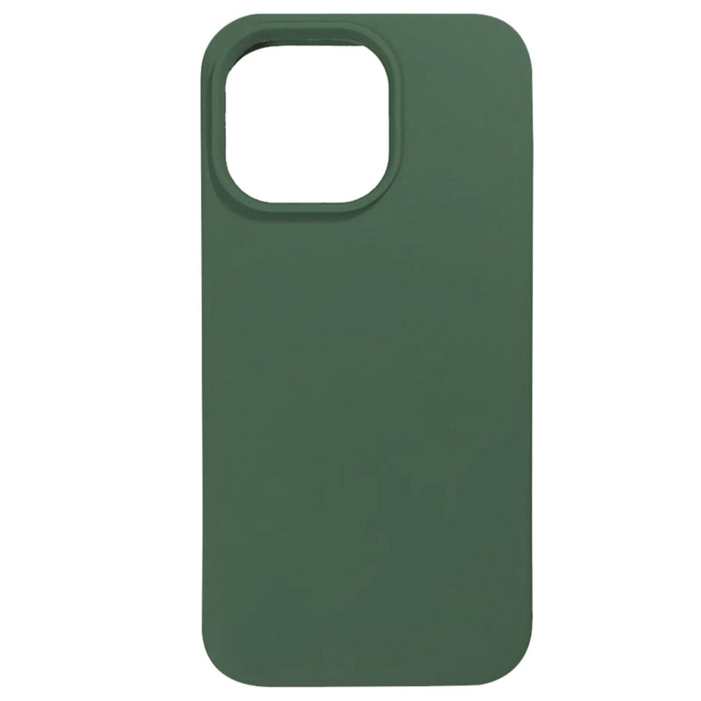 Lemontti Husa Liquid Silicon MagCharge iPhone 14 Pro Max Verde (protectie 360°, material fin, captusit cu microfibra) [2]