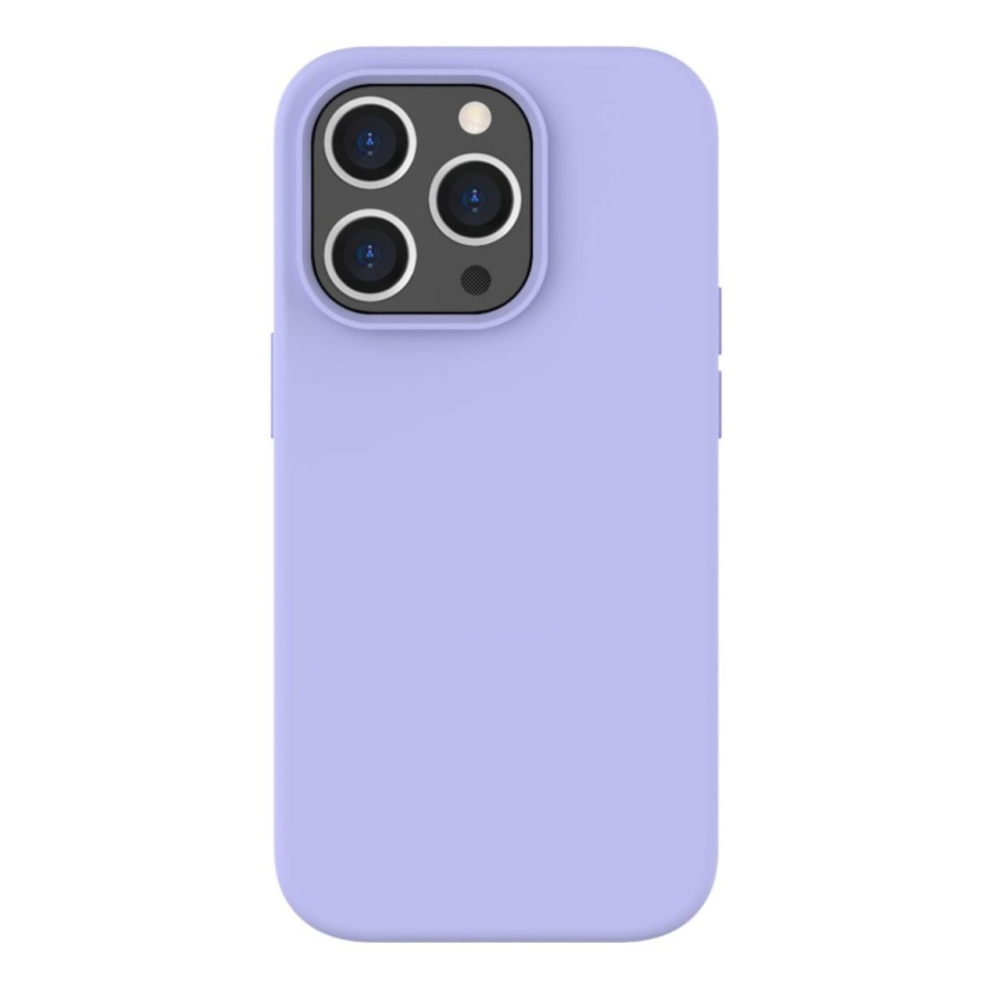 Lemontti Husa Liquid Silicon MagCharge iPhone 14 Pro Mov (protectie 360°, material fin, captusit cu microfibra) [3]