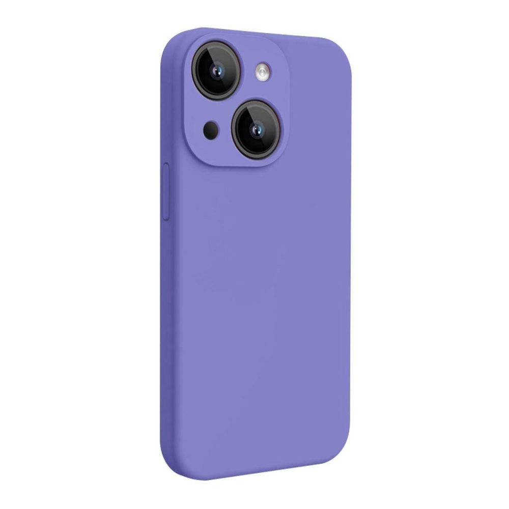 Lemontti Husa Liquid Silicon MagCharge iPhone 15 Lila (protectie 360°, material fin, captusit cu microfibra) [5]