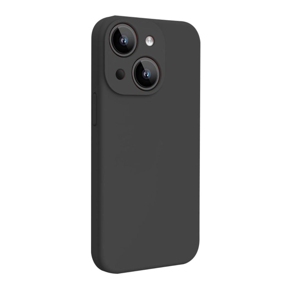 Lemontti Husa Liquid Silicon MagCharge iPhone 15 Negru (protectie 360°, material fin, captusit cu microfibra) [5]