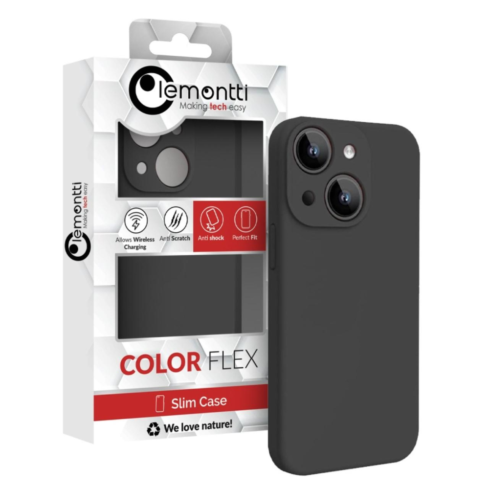 Lemontti Husa Liquid Silicon MagCharge iPhone 15 Plus Negru (protectie 360°, material fin, captusit cu microfibra) [6]