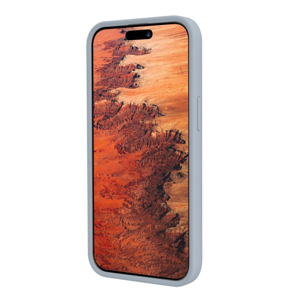 Lemontti Husa Liquid Silicon MagCharge iPhone 15 Pro Max Albastru (protectie 360°, material fin, captusit cu microfibra) [4]
