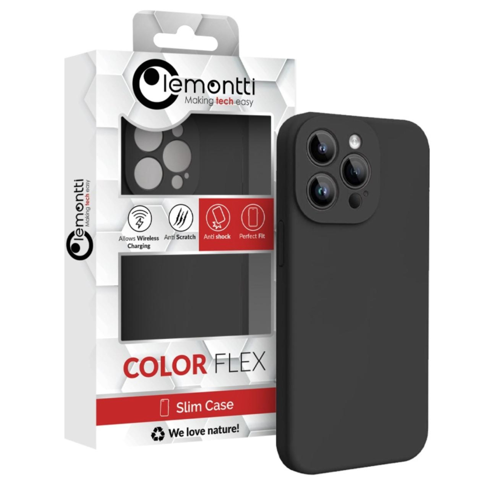 Lemontti Husa Liquid Silicon MagCharge iPhone 15 Pro Max Negru (protectie 360°, material fin, captusit cu microfibra) [6]