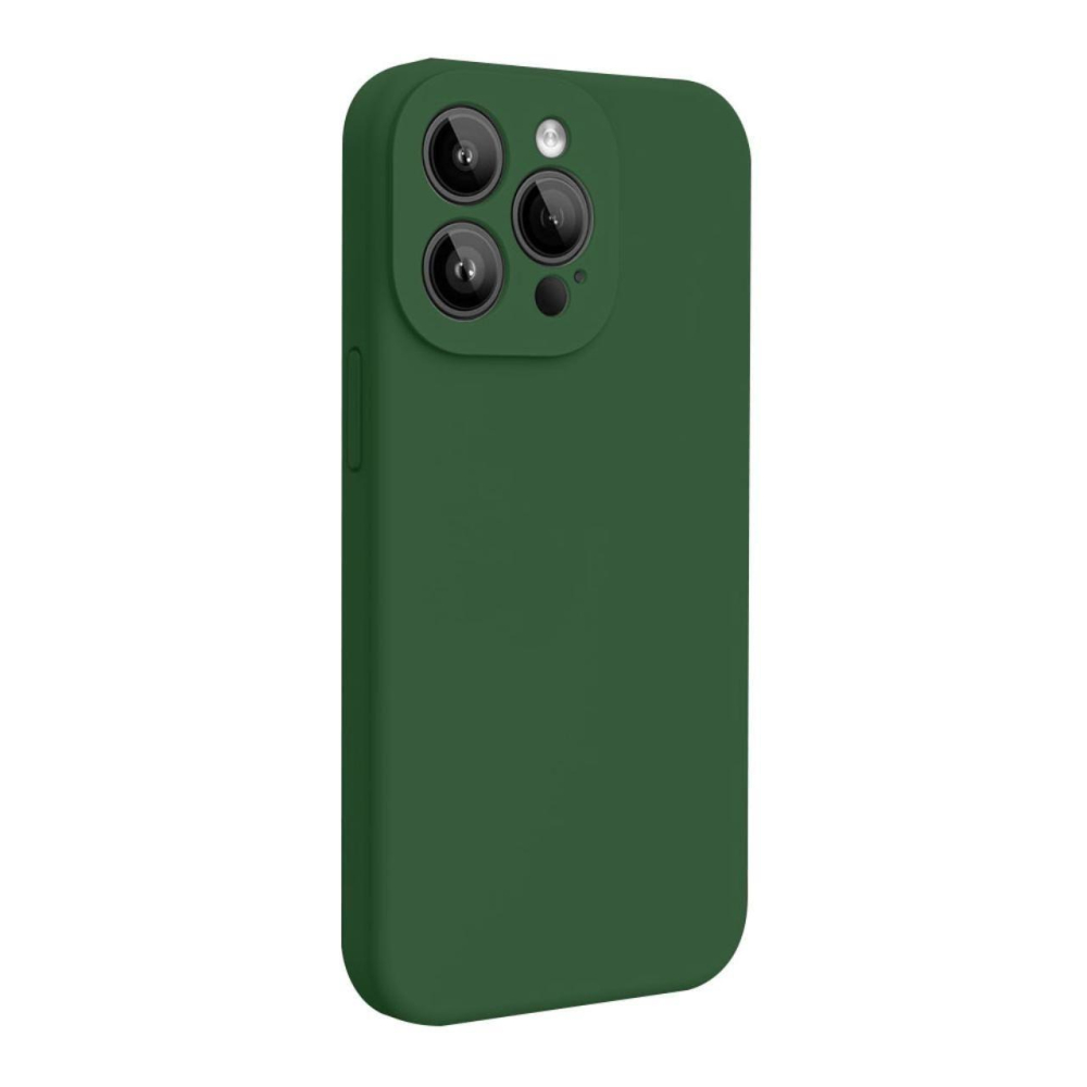 Lemontti Husa Liquid Silicon MagCharge iPhone 15 Pro Verde (protectie 360°, material fin, captusit cu microfibra) [5]