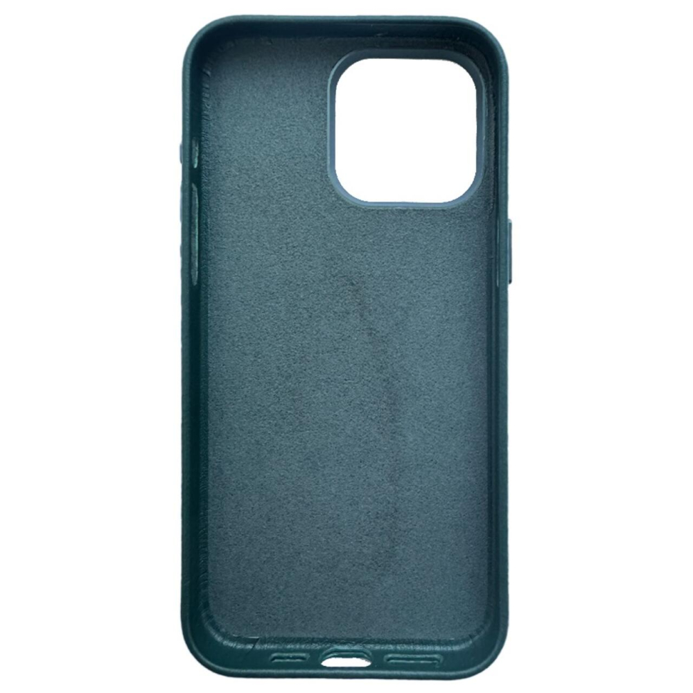Lemontti Husa Piele MagSafe iPhone 15 Pro Verde [2]