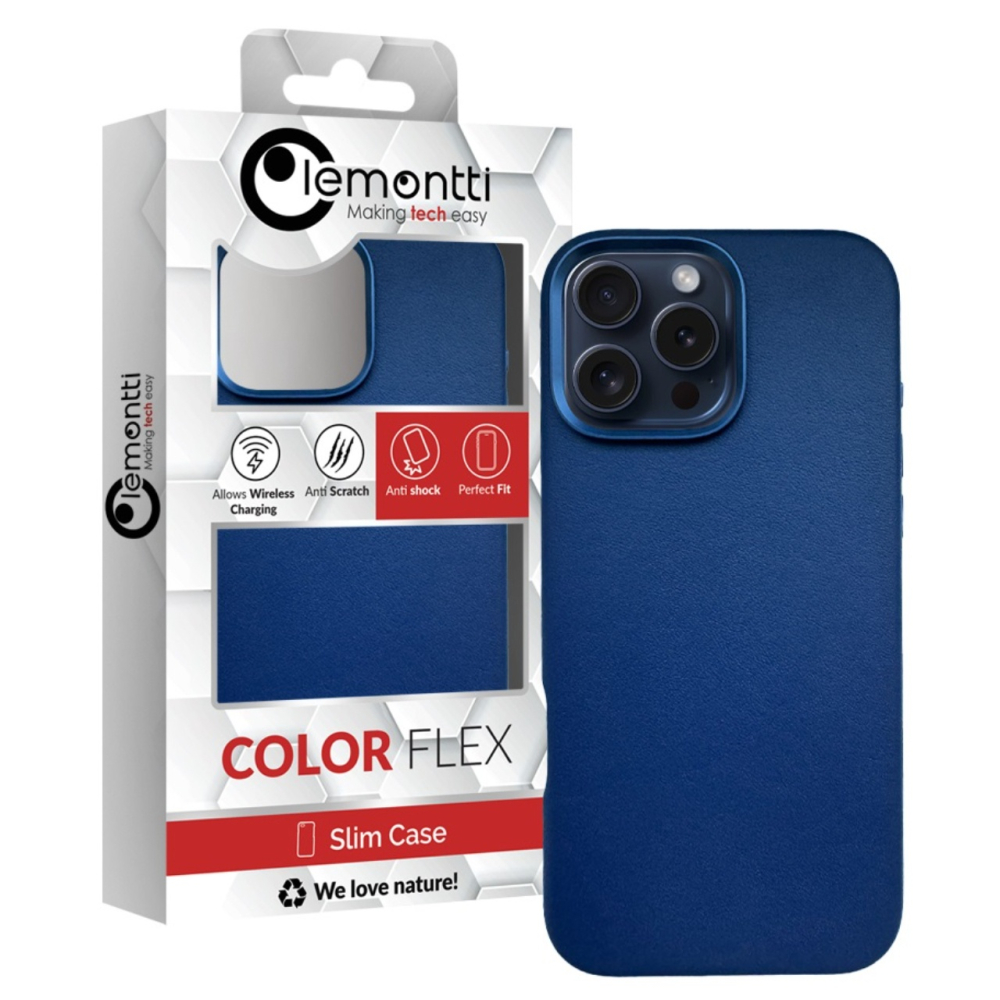 Lemontti Husa Piele MagSafe iPhone 16 Pro Max Albastru [3]