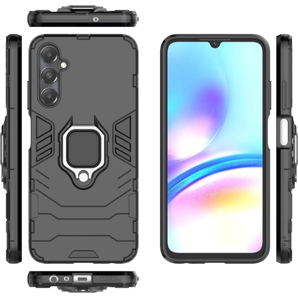 Lemontti Husa Ring Armor Samsung Galaxy A05s Negru [3]