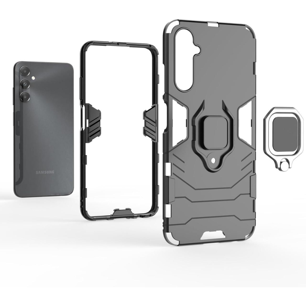 Lemontti Husa Ring Armor Samsung Galaxy A05s Negru [2]