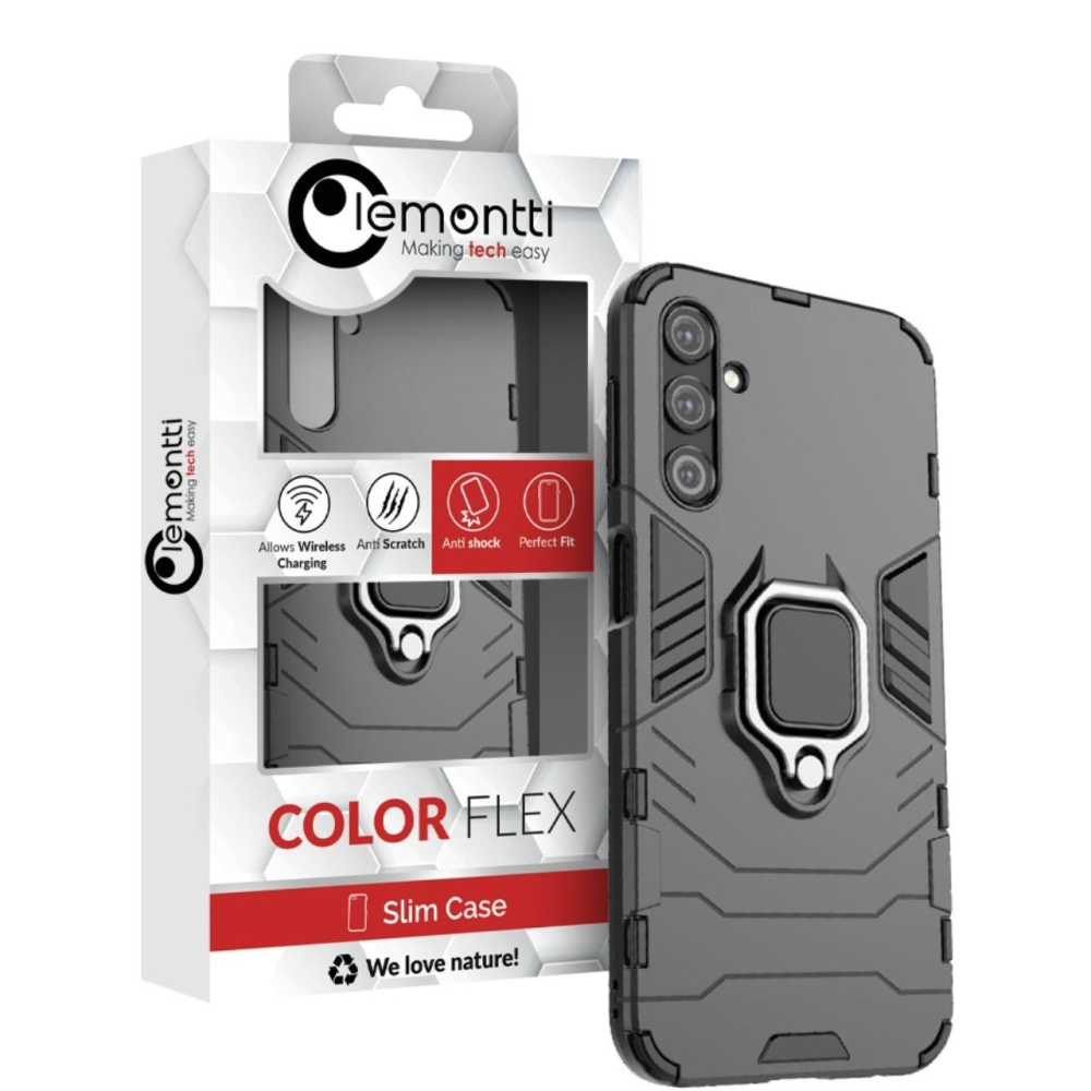 Lemontti Husa Ring Armor Samsung Galaxy A25 / A24 Negru [10]