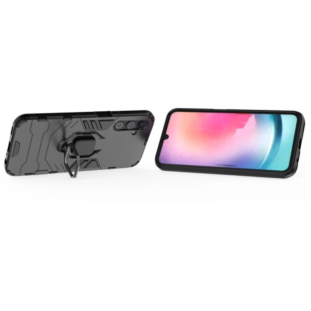 Lemontti Husa Ring Armor Samsung Galaxy A25 / A24 Negru [2]