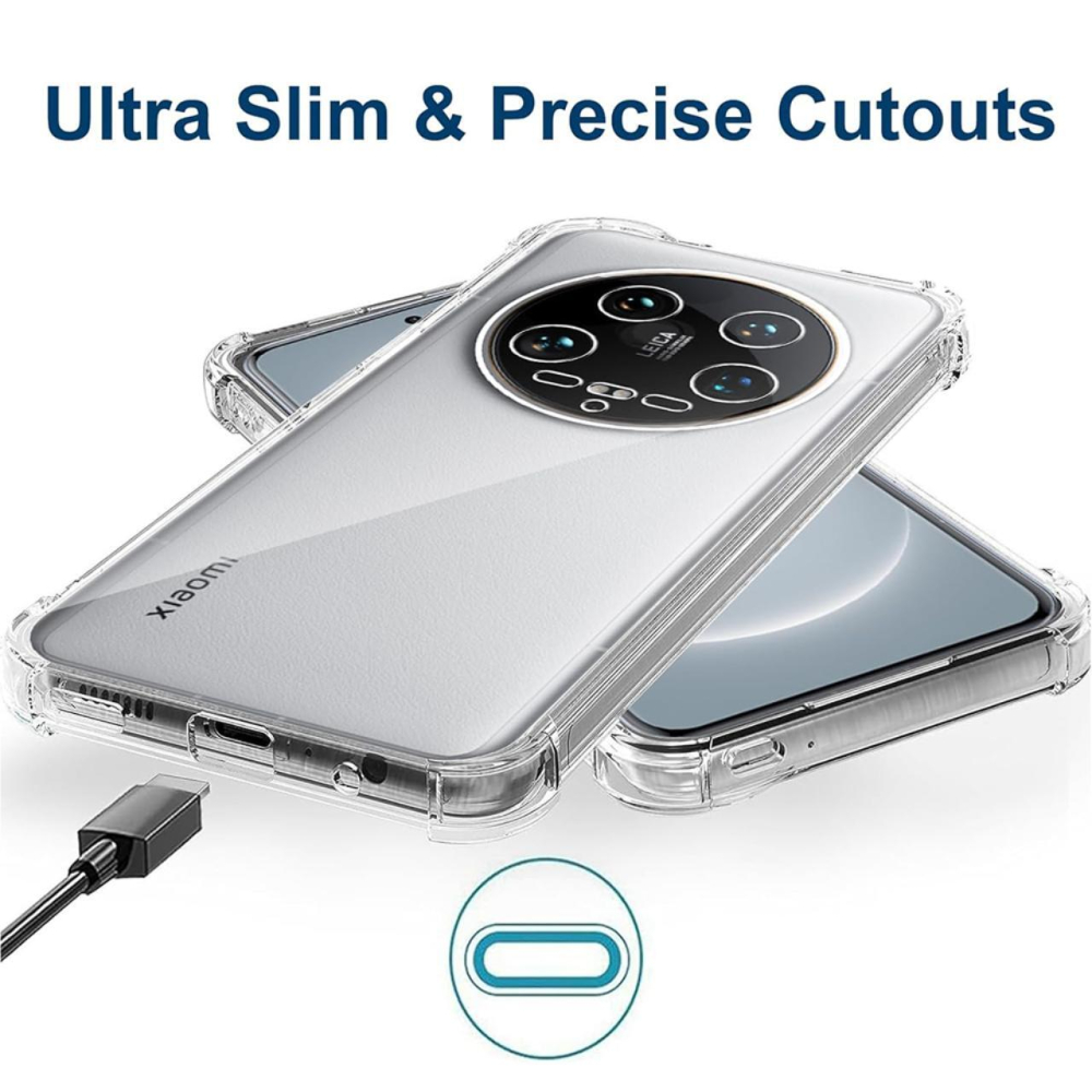 Lemontti Husa Shockproof Silicon Xiaomi 14 Ultra Transparent [2]