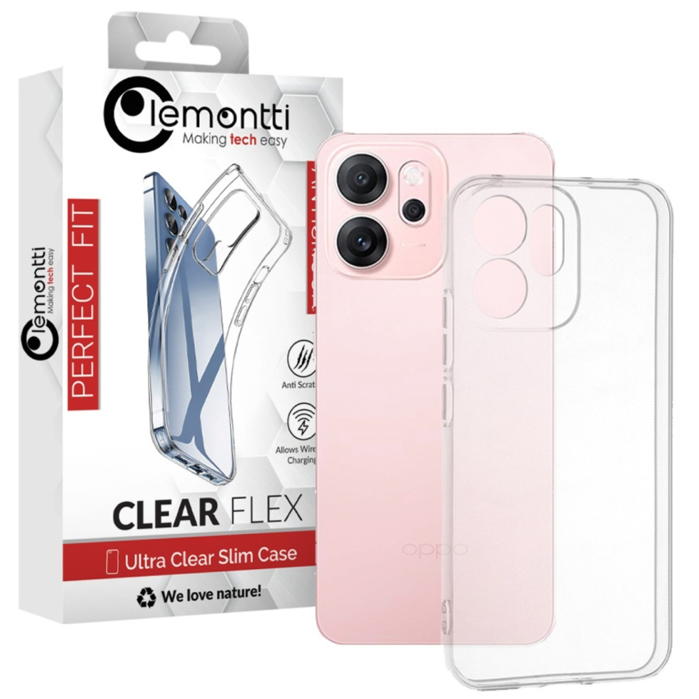 Lemontti Husa Silicon Clear Oppo Reno14 F / Reno14 FS 5G Transparent [5]