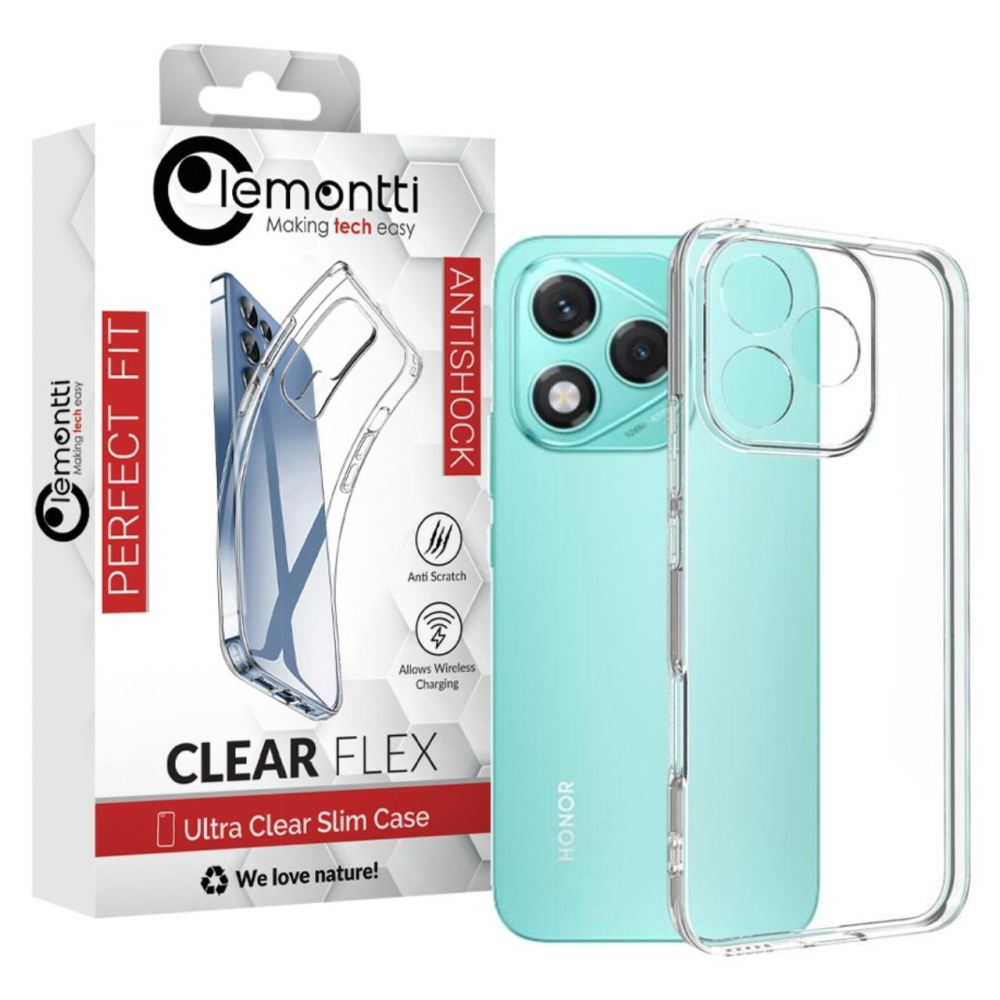 Lemontti Husa Silicon Honor 400 Lite Transparent [4]