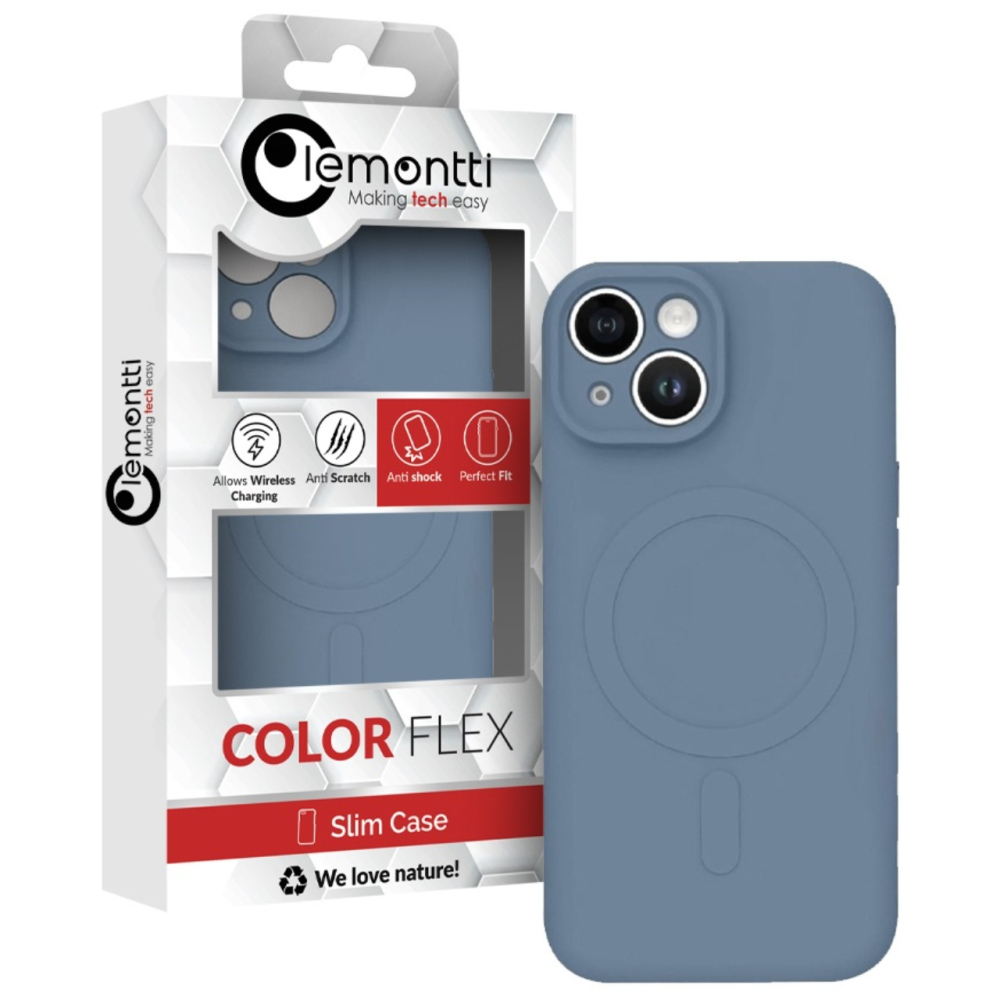 Lemontti Husa Silicon iPhone 15 MagSafe Gri [5]