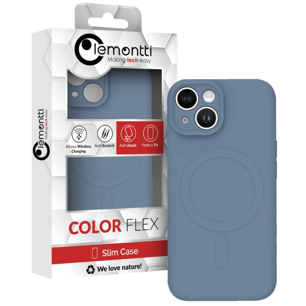 Lemontti Husa Silicon iPhone 15 Plus MagSafe Gri [5]