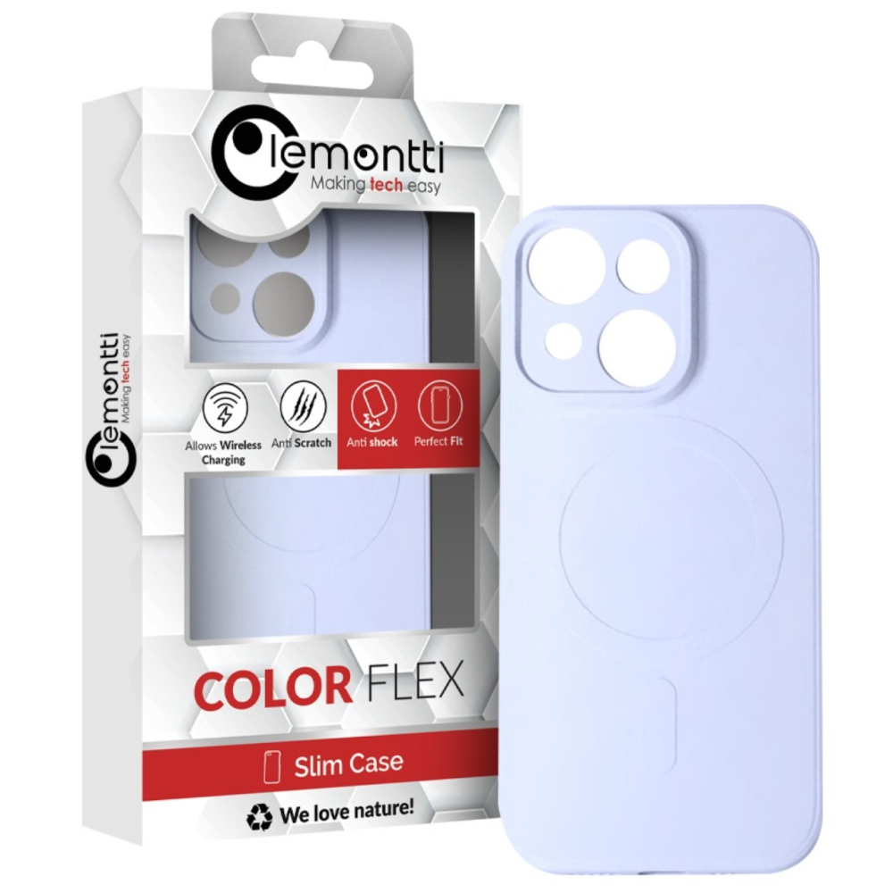 Lemontti Husa Silicon iPhone 15 Plus MagSafe Lila [2]