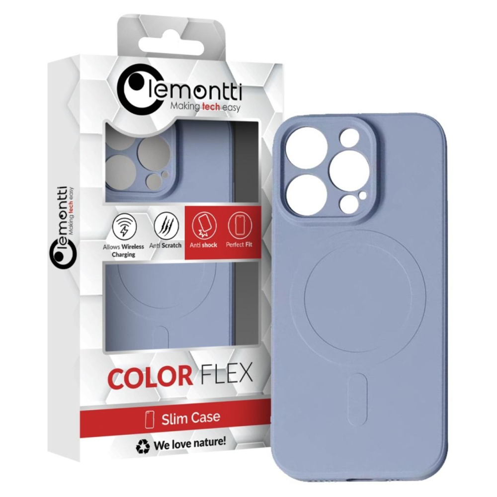Lemontti Husa Silicon iPhone 15 Pro MagSafe Gri [4]