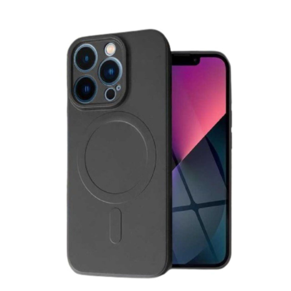 Lemontti Husa Silicon iPhone 15 Pro Max MagSafe Negru [2]