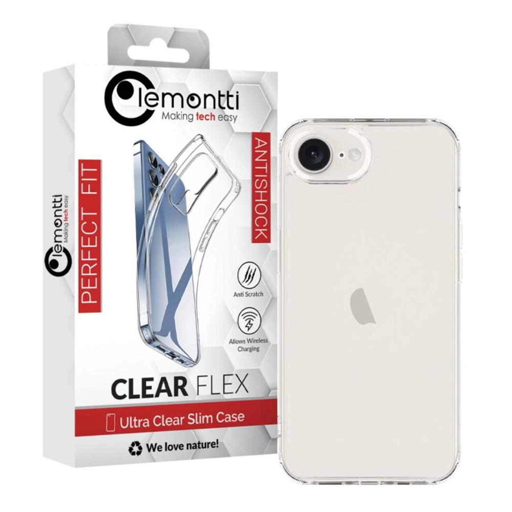 Lemontti Husa Silicon iPhone 17e / iPhone 16e Transparent [4]