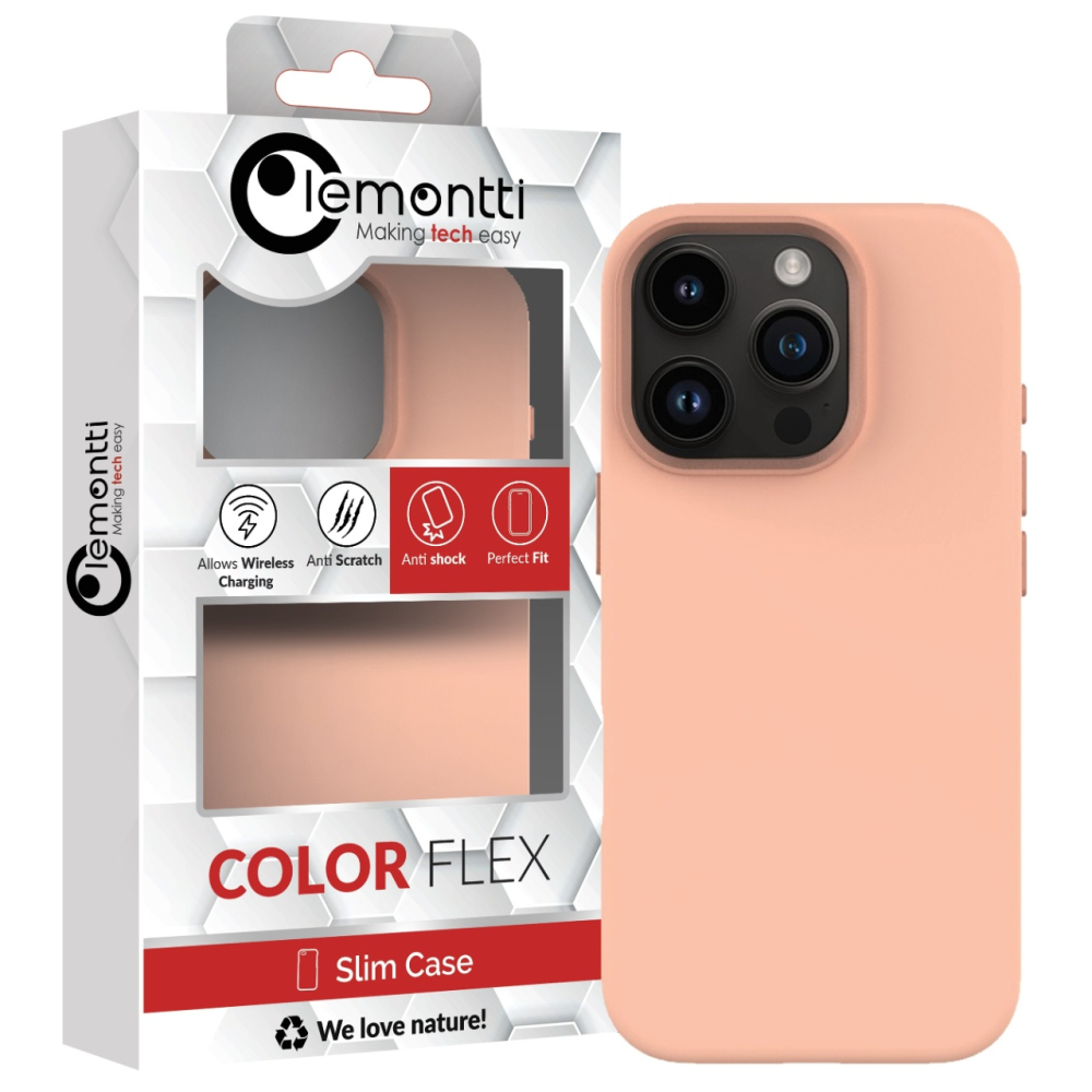 Lemontti Husa Silicon MagSafe iPhone 16 Pro Portocaliu [4]