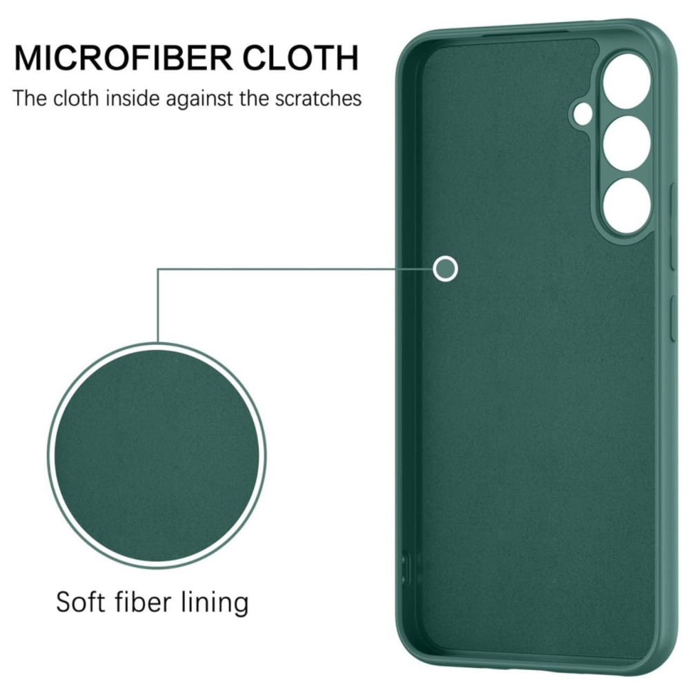 Lemontti Husa Silicon Ring Samsung Galaxy S23 FE Verde [5]