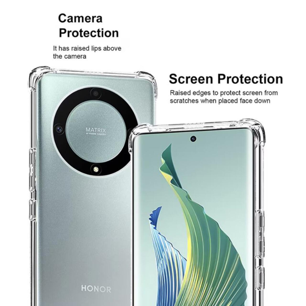 Lemontti Husa Silicon Shockproof Honor Magic6 Lite Transparent [3]