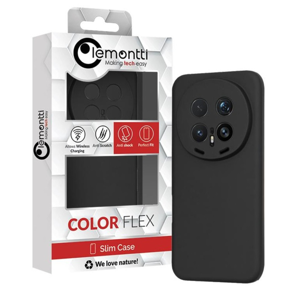 Lemontti Husa Silicon Silky Honor Magic8 Pro Negru [4]