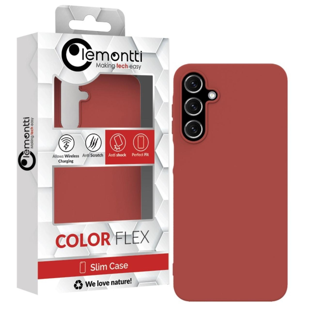 Lemontti Husa Silicon Silky Samsung Galaxy A16 Rosu [5]