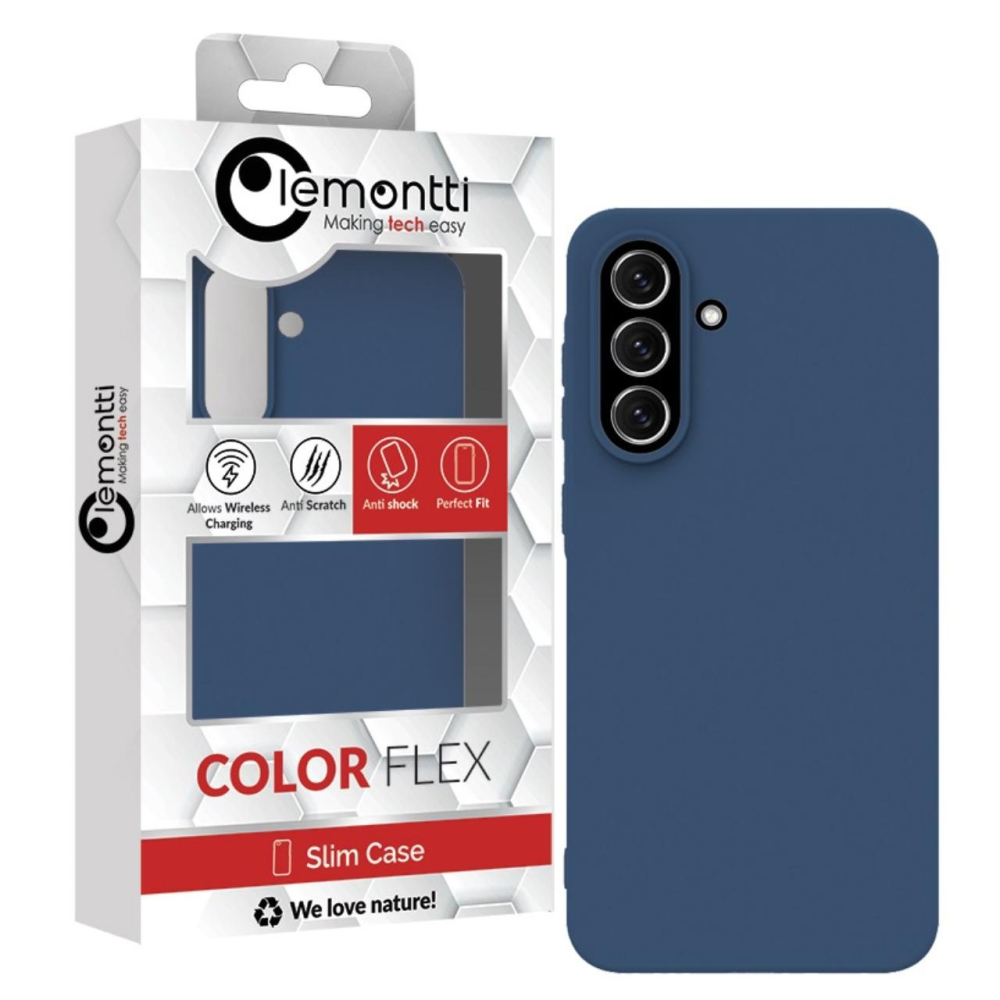 Lemontti Husa Silicon Silky Samsung Galaxy A56 Albastru [5]