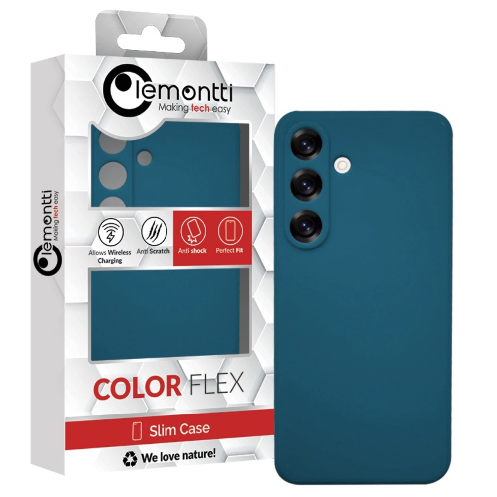 Lemontti Husa Silicon Silky Samsung Galaxy S25 Albastru [3]