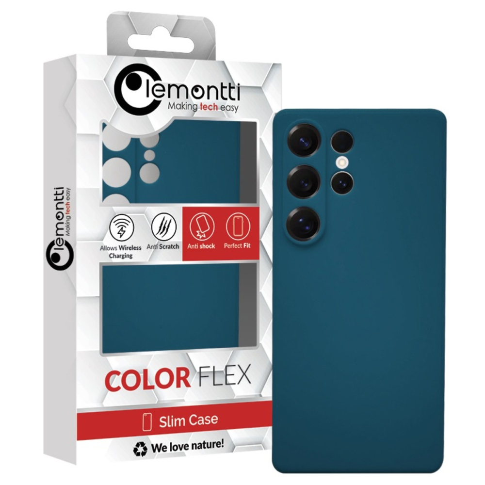 Lemontti Husa Silicon Silky Samsung Galaxy S25 Ultra Albastru [3]