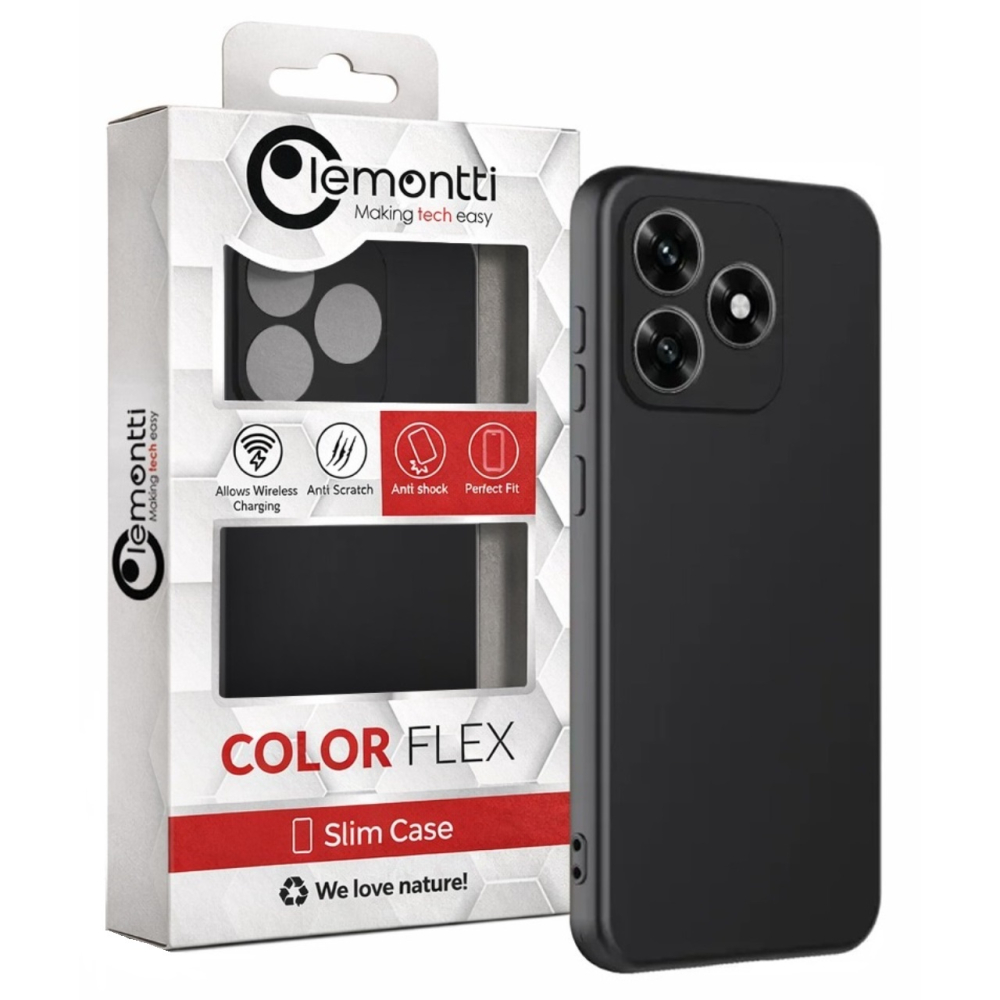 Lemontti Husa Silicon Soft Slim Honor X5c Plus Negru [4]