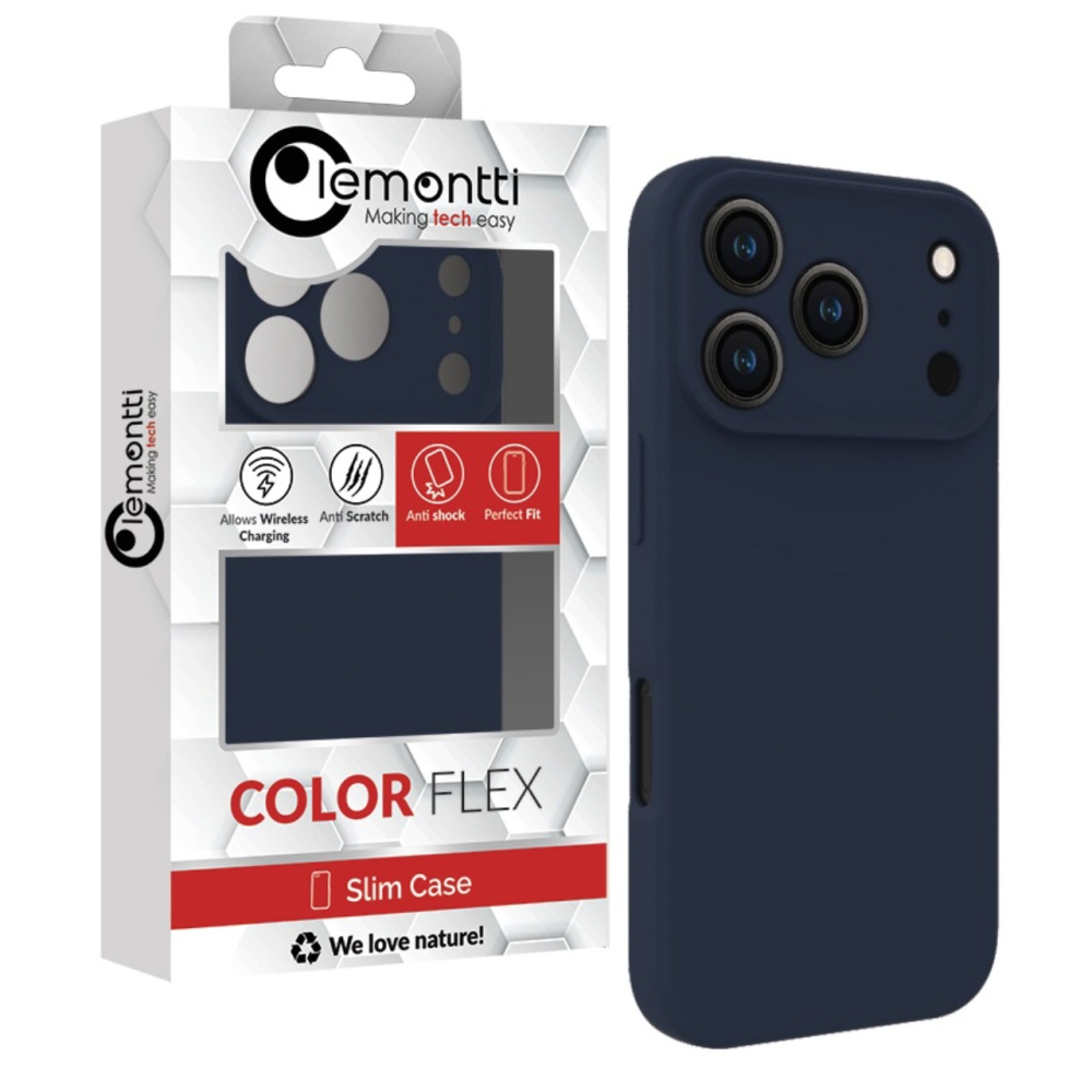 Lemontti Husa Silicon Soft Slim Magsafe iPhone 17 Pro Bleumarin [4]