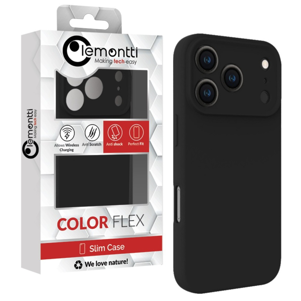 Lemontti Husa Silicon Soft Slim Magsafe iPhone 17 Pro Negru [4]