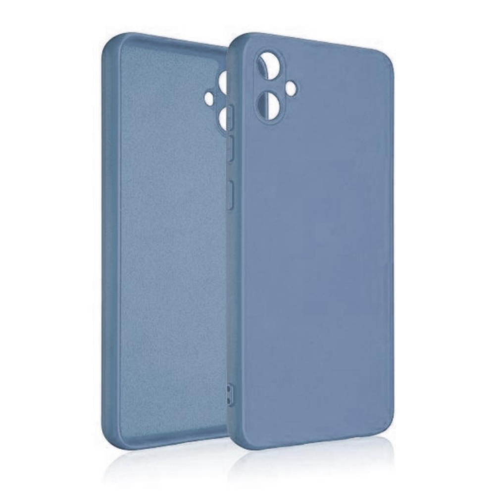 Lemontti Husa Silicon Soft Slim Samsung Galaxy A05 Lavender Gray (material mat si fin, captusit cu microfibra) [5]