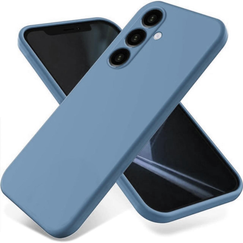 Lemontti Husa Silicon Soft Slim Samsung Galaxy A05s Lavender Gray (material mat si fin, captusit cu microfibra) [2]