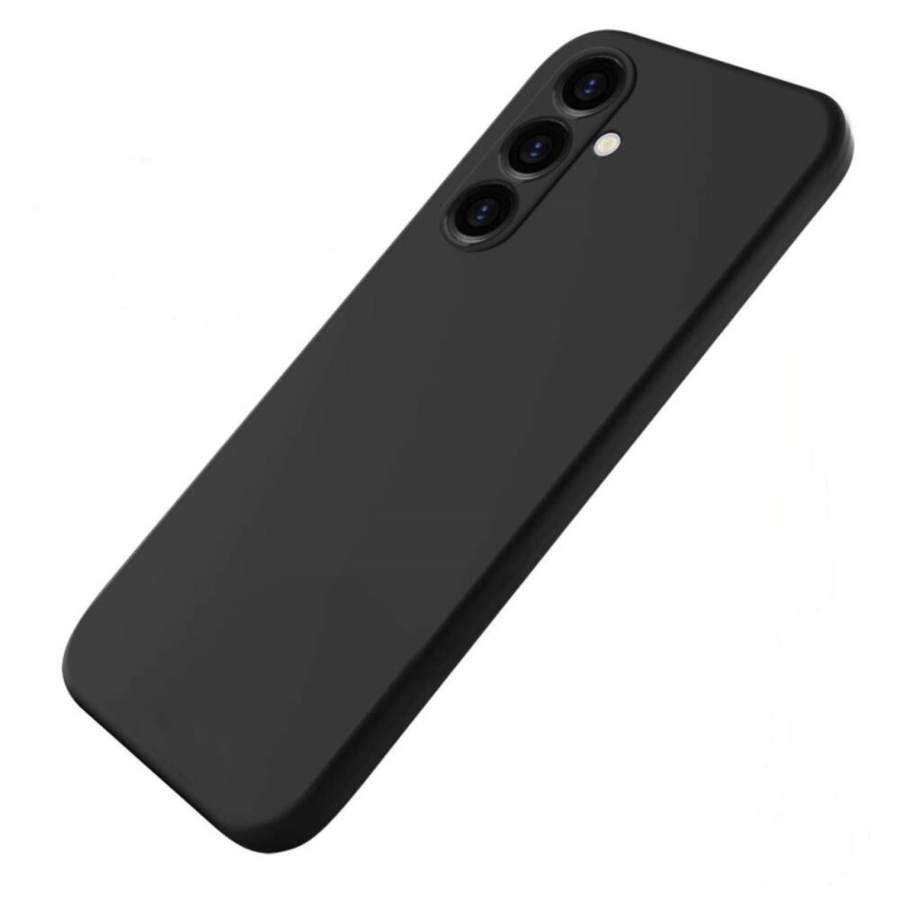 Lemontti Husa Silicon Soft Slim Samsung Galaxy A05s Negru (material mat si fin, captusit cu microfibra) [5]
