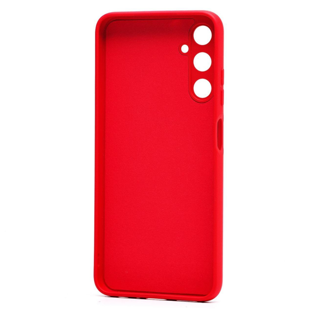 Lemontti Husa Silicon Soft Slim Samsung Galaxy A05s Rosu (material mat si fin, captusit cu microfibra) [4]